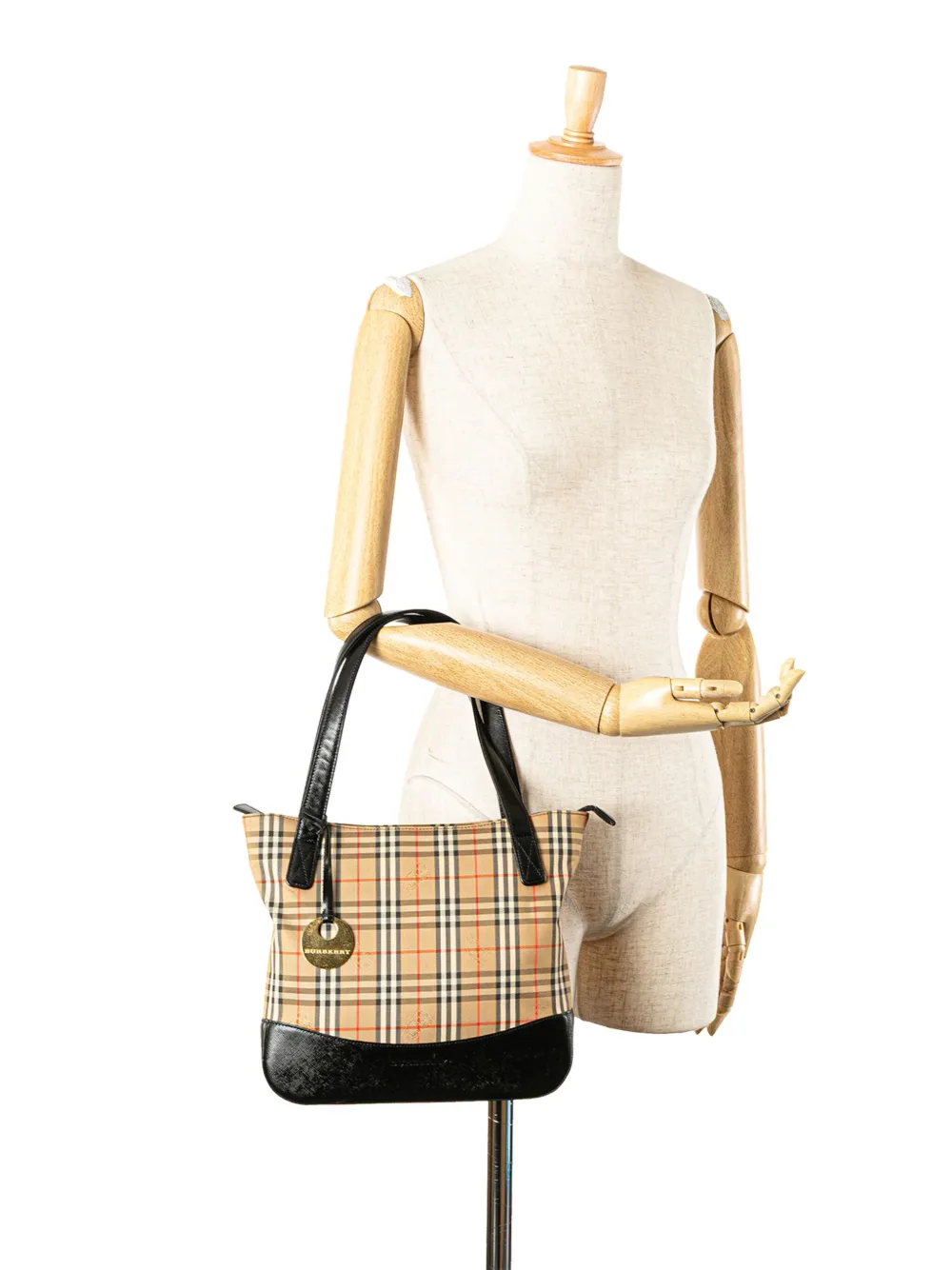Burberry Pre-Owned 2000-2017 Haymarket Check Canvas tote bag | Pre-Owned | Image 2