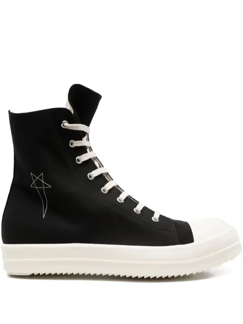 Rick Owens DRKSHDW lace-up zip-fastening sneakers 