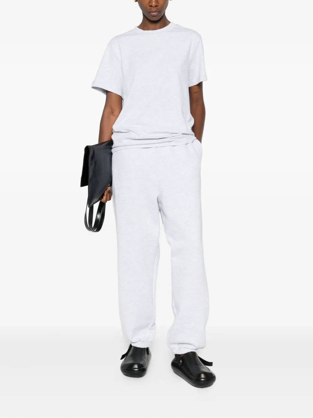 ENTIRE STUDIOS Broek met tailleband Grijs