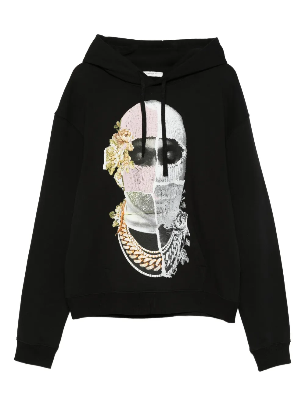 Ih Nom Uh Nit Future Mask cotton hoodie - ブラック Ih Nom Uh Nit Future Mask cotton hoodie - ブラック