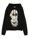 Ih Nom Uh Nit Future Mask cotton hoodie - Black
