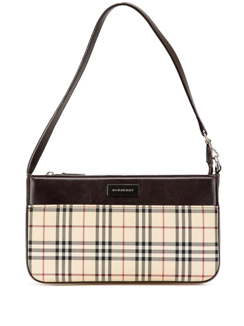 Burberry Pre-Owned 2000-2017 House Check Canvas shoulder bag | Brown | Image 1