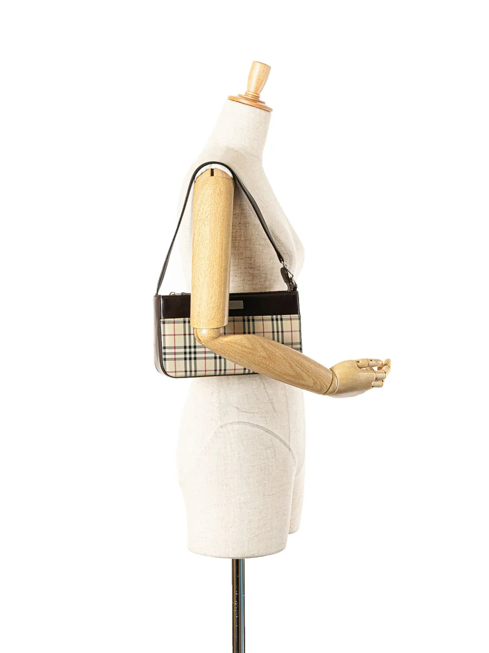 Burberry Pre-Owned 2000-2017 House Check Canvas shoulder bag | Pre-Owned | Image 2