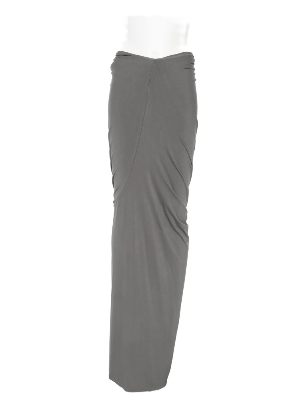 Entire Studios Lumière Knotted Maxi Skirt In Gray