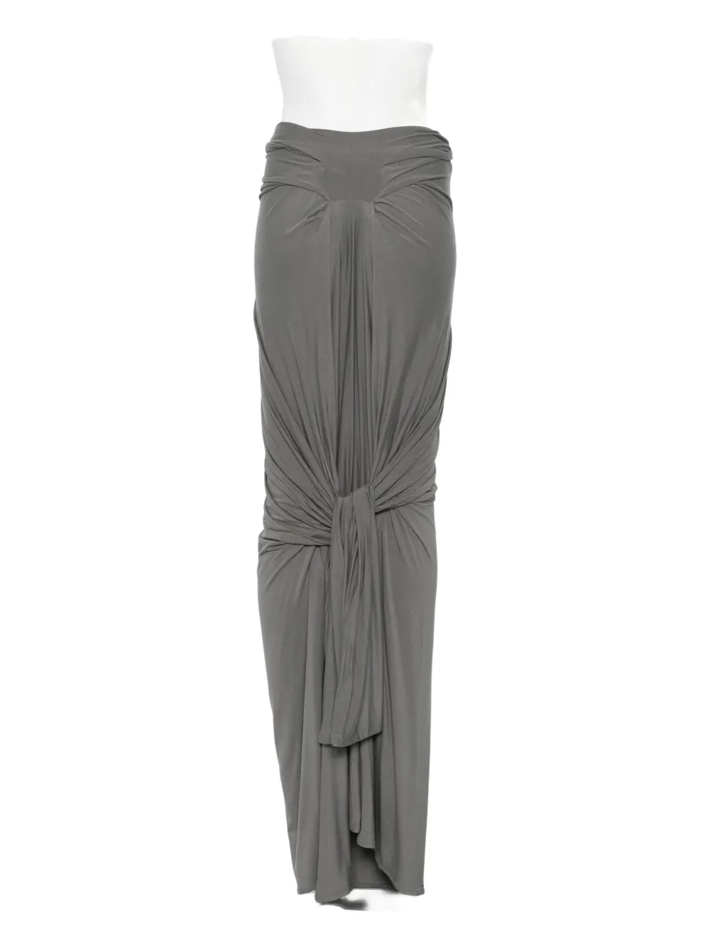 ENTIRE STUDIOS Lumière knotted maxi skirt - Grijs