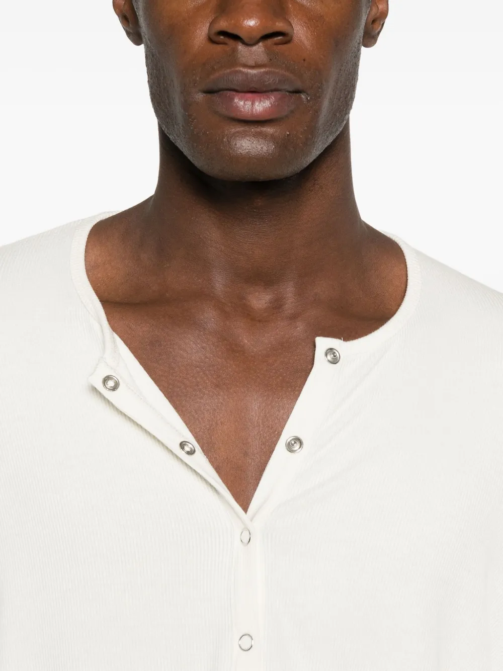 Carrer Buttoned-up Cardigan In White
