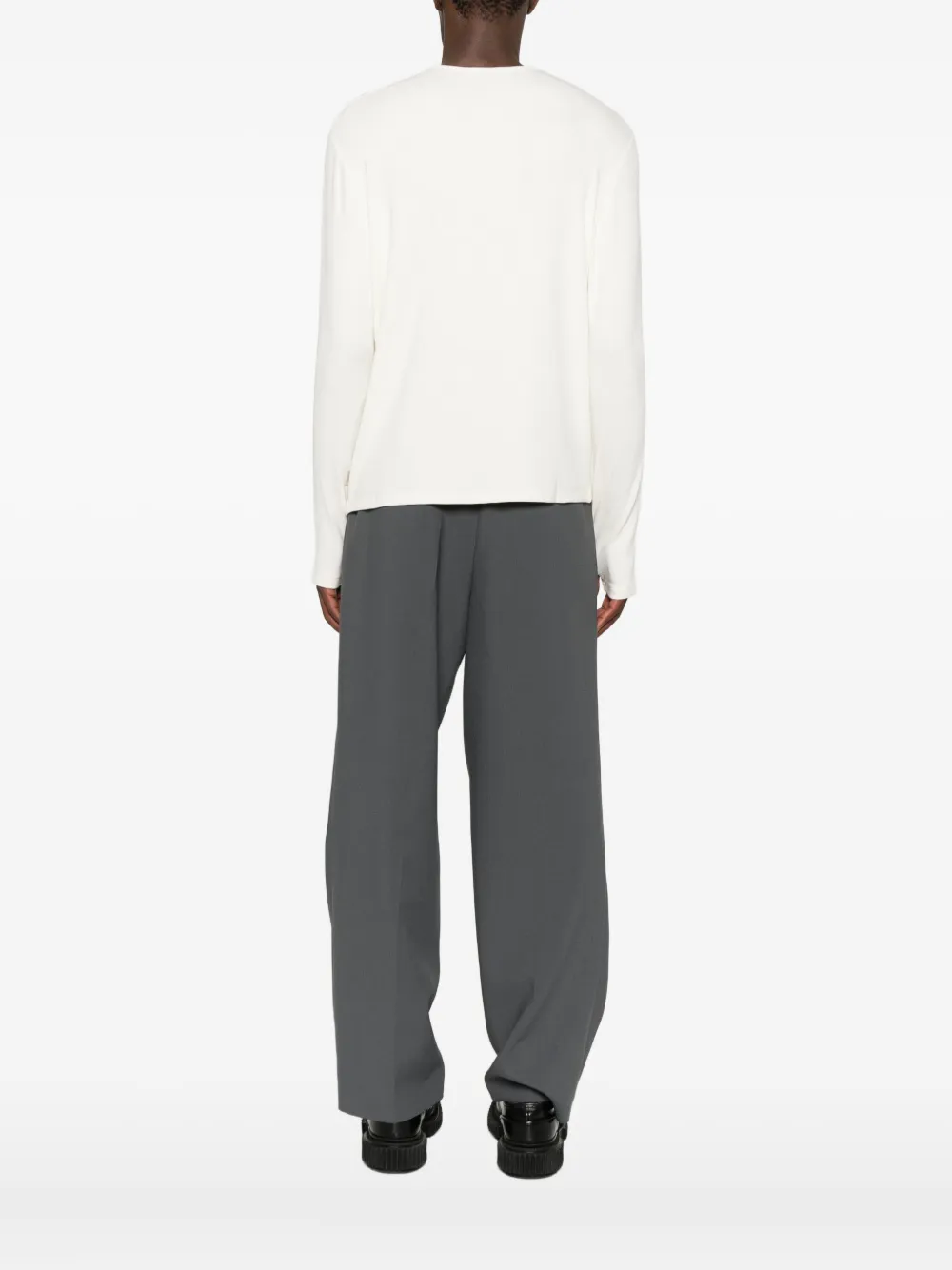 Carrer Buttoned-up Cardigan In White