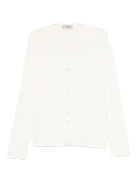 Carrer buttoned-up cardigan