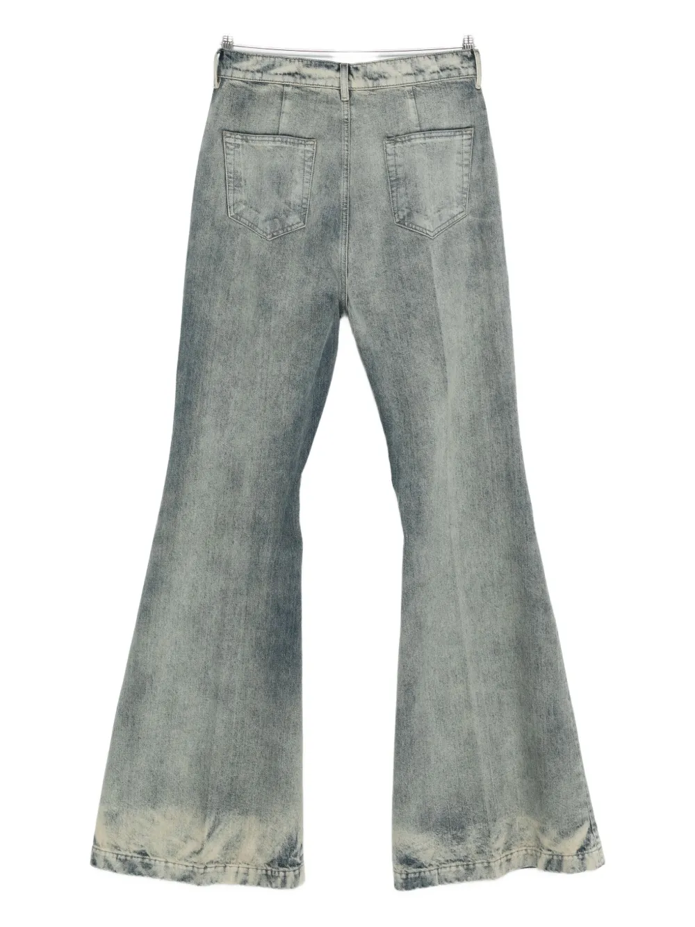 Rick Owens cotton flared jeans - Grijs