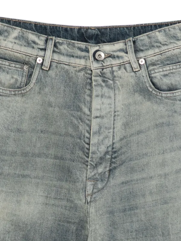 Rick Owens Cotton Flared Jeans | Grey | FARFETCH