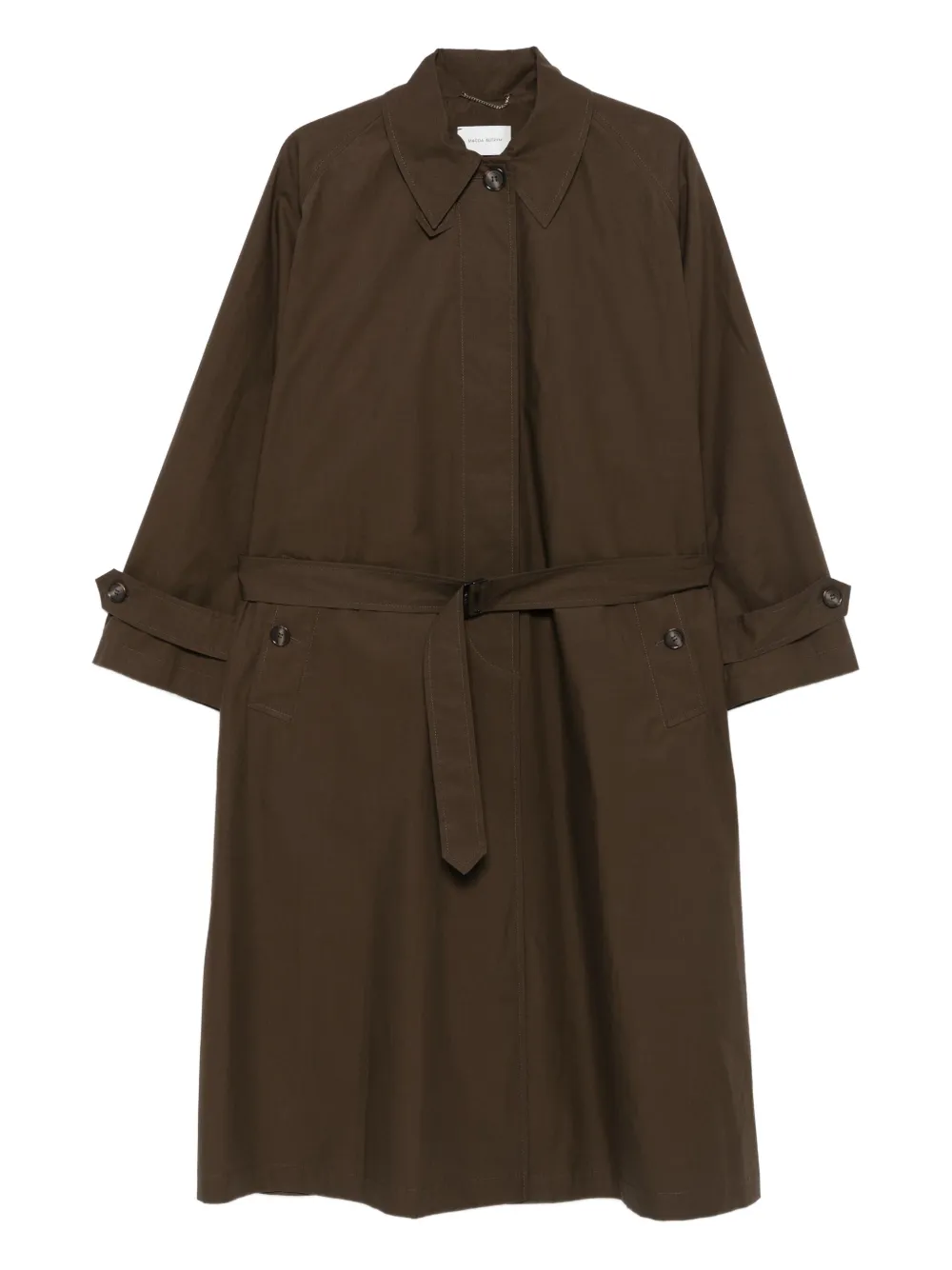 Magda Butrym belted-buttoned coat | Brown | Image 1