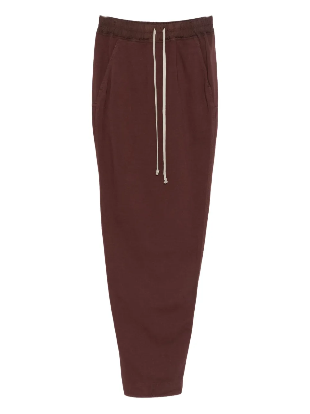 Rick Owens Drkshdw Drawstring Pencil Skirt In Brown