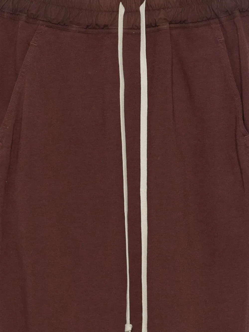 Rick Owens Drkshdw Drawstring Pencil Skirt In Brown