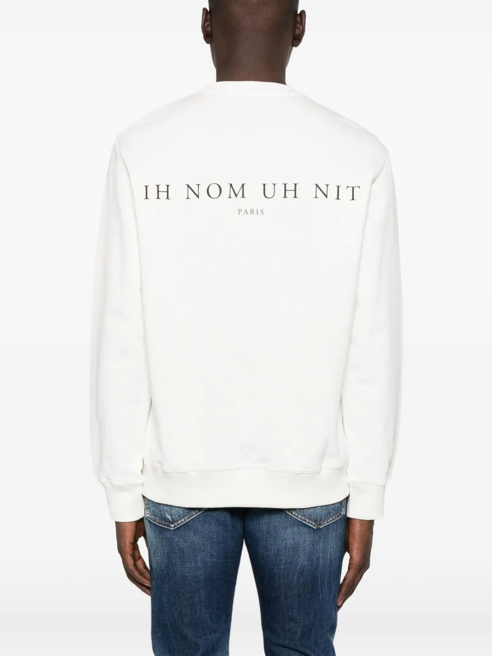 Ih Nom Uh Nit Sweater met kralen Wit