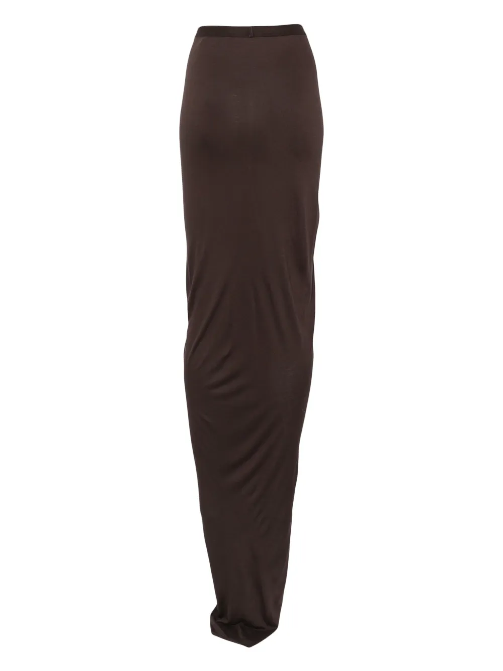 Rick Owens Ruched High-waisted Skirt In Animal Print