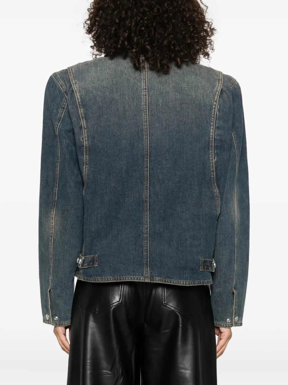 Magda Butrym Denim jack Blauw