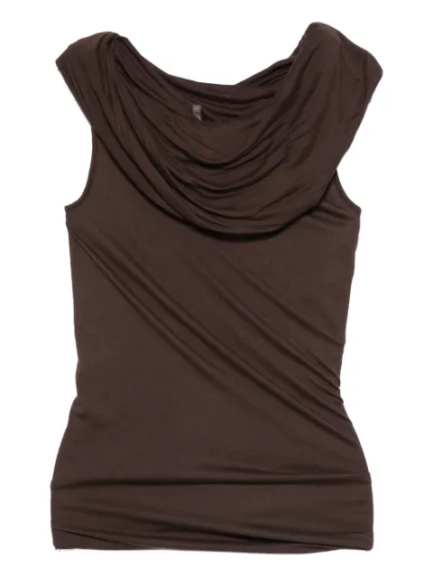 Rick Owens Lilies cowl-neck draped top