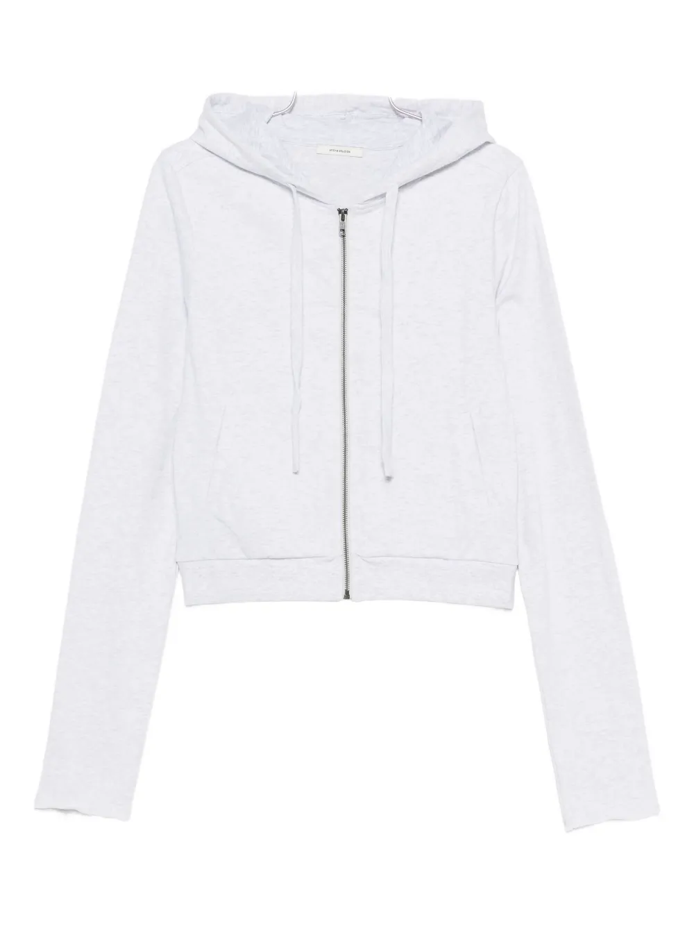 Entire Studios Hooded Zip-fastening Sweatshirt In Gray