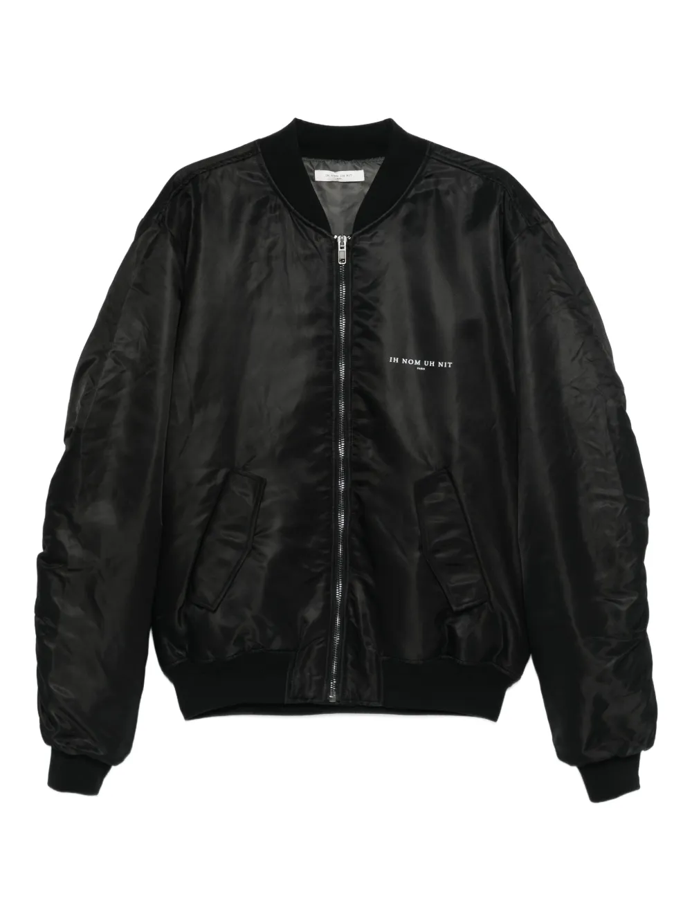 Ih Nom Uh Nit logo-print bomber jacket | Black | Image 1