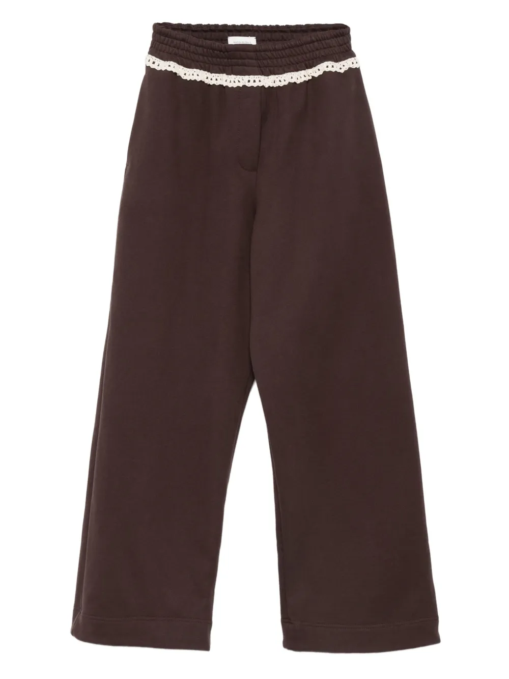 Magda Butrym trackpants med spetsdetalj | brun | Image 1