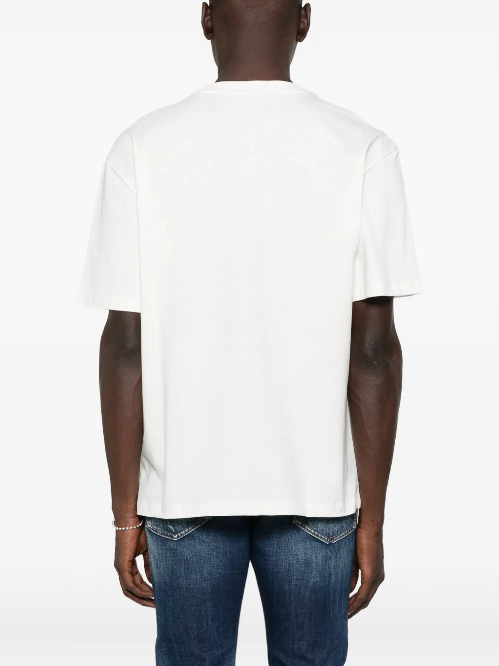 Ih Nom Uh Nit T-shirt met hondenprint Wit