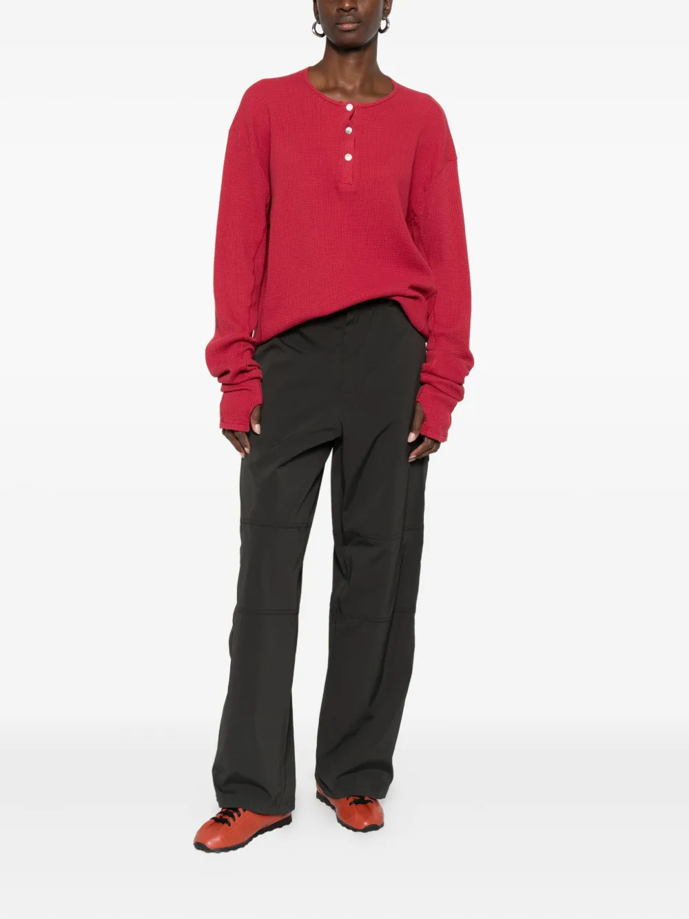Carrer Cotton Polo Shirt In Red