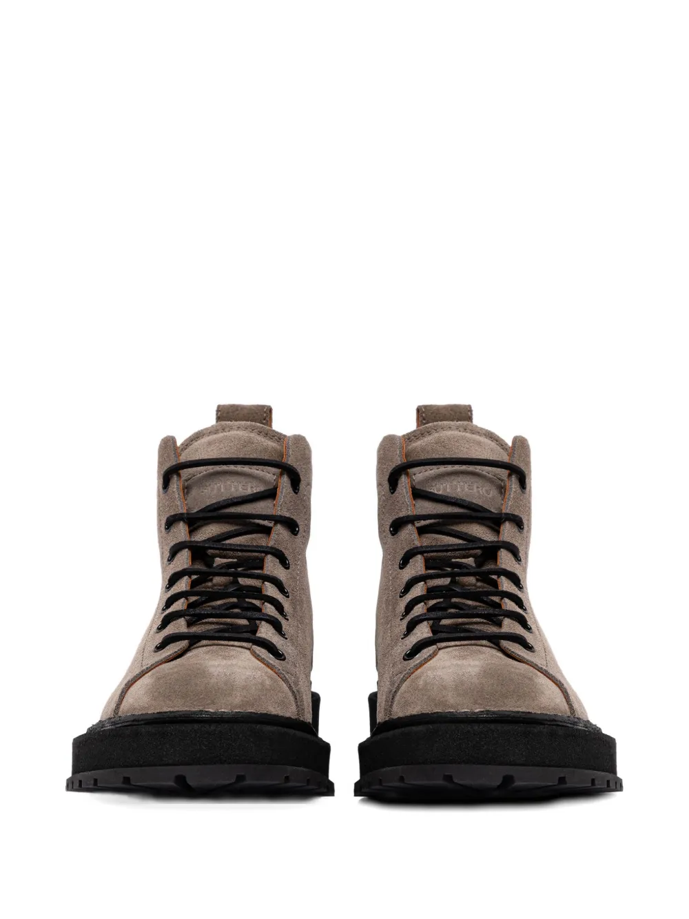 Buttero suede lace-up ankle boots Neutrals