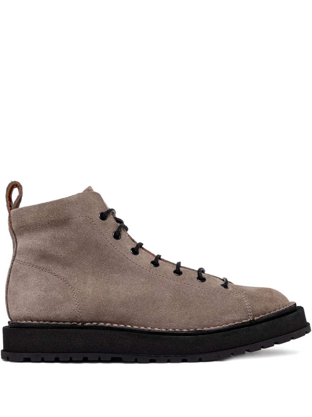 Buttero suede lace-up ankle boots Neutrals
