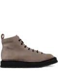 Buttero suede lace-up ankle boots - Neutrals