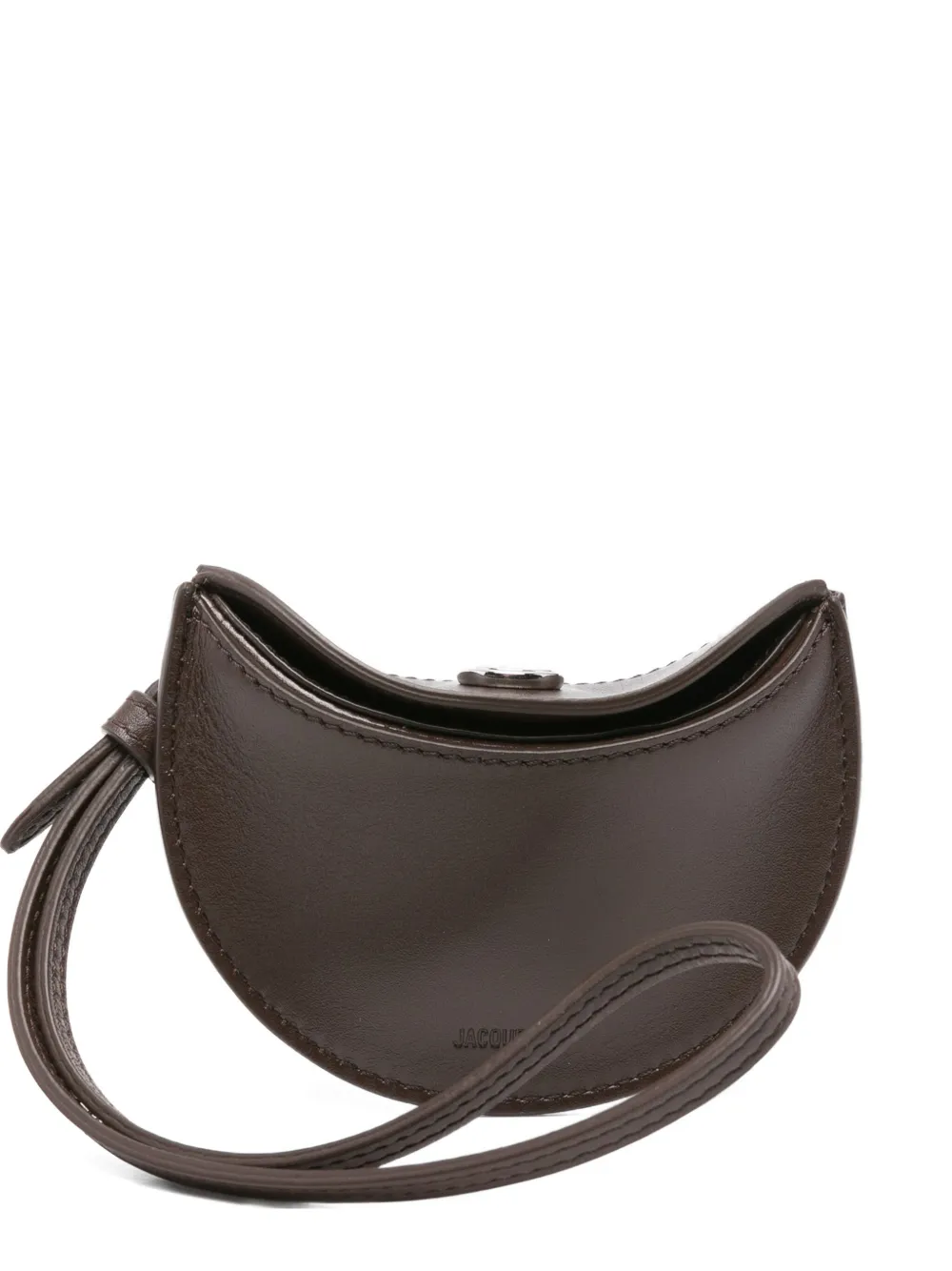 Jacquemus Leather Tote Bag In Brown