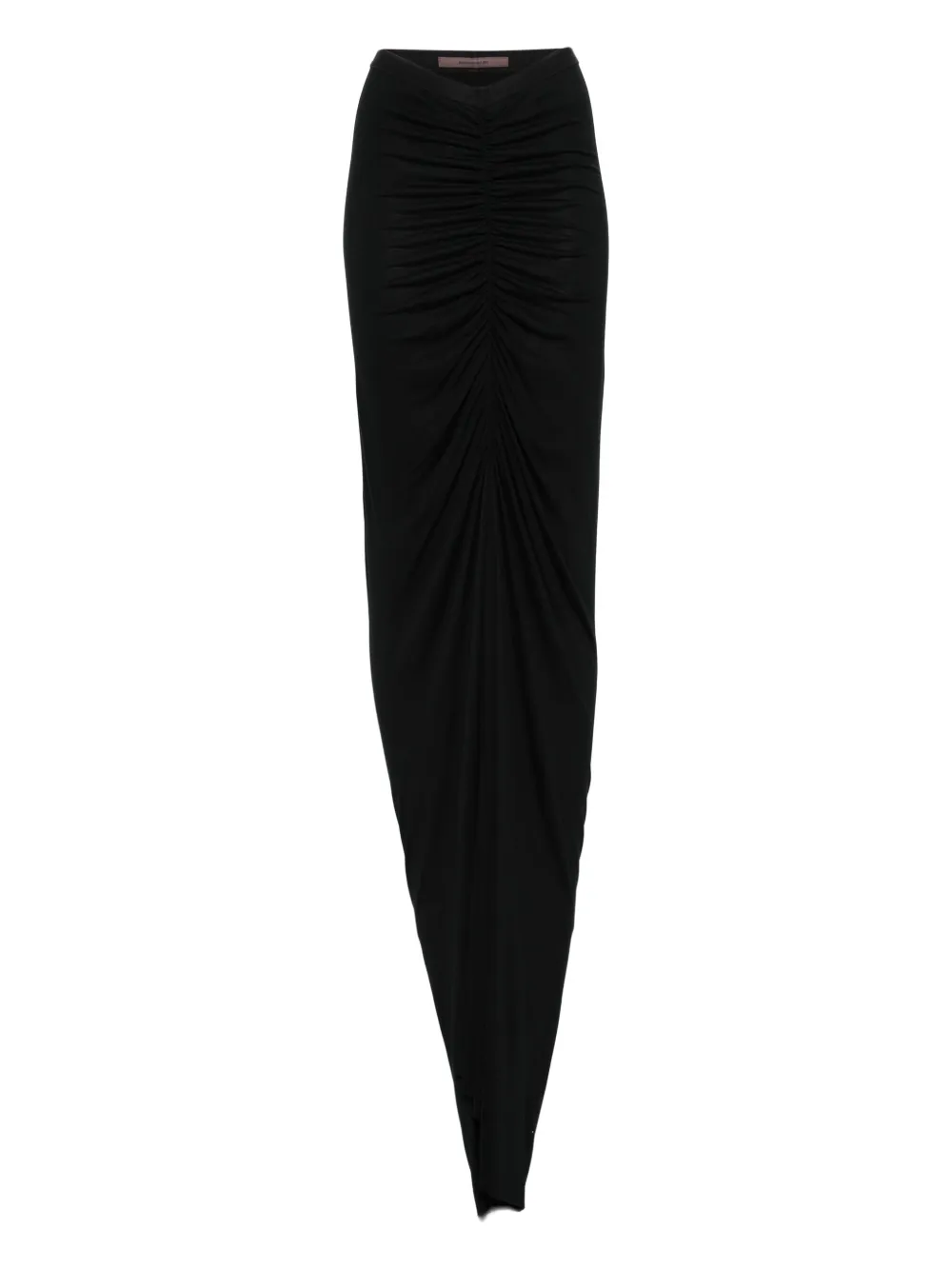 Rick Owens Lilies ruched midi skirt | Black | Image 1