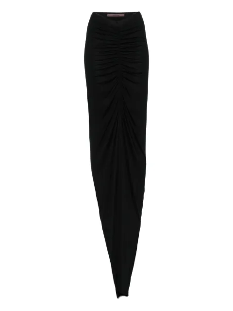 Rick Owens Lilies ruched midi skirt