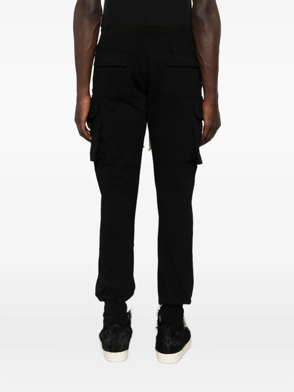 Rick Owens DRKSHDW Mastodon drawstring cargo trousers Zwart