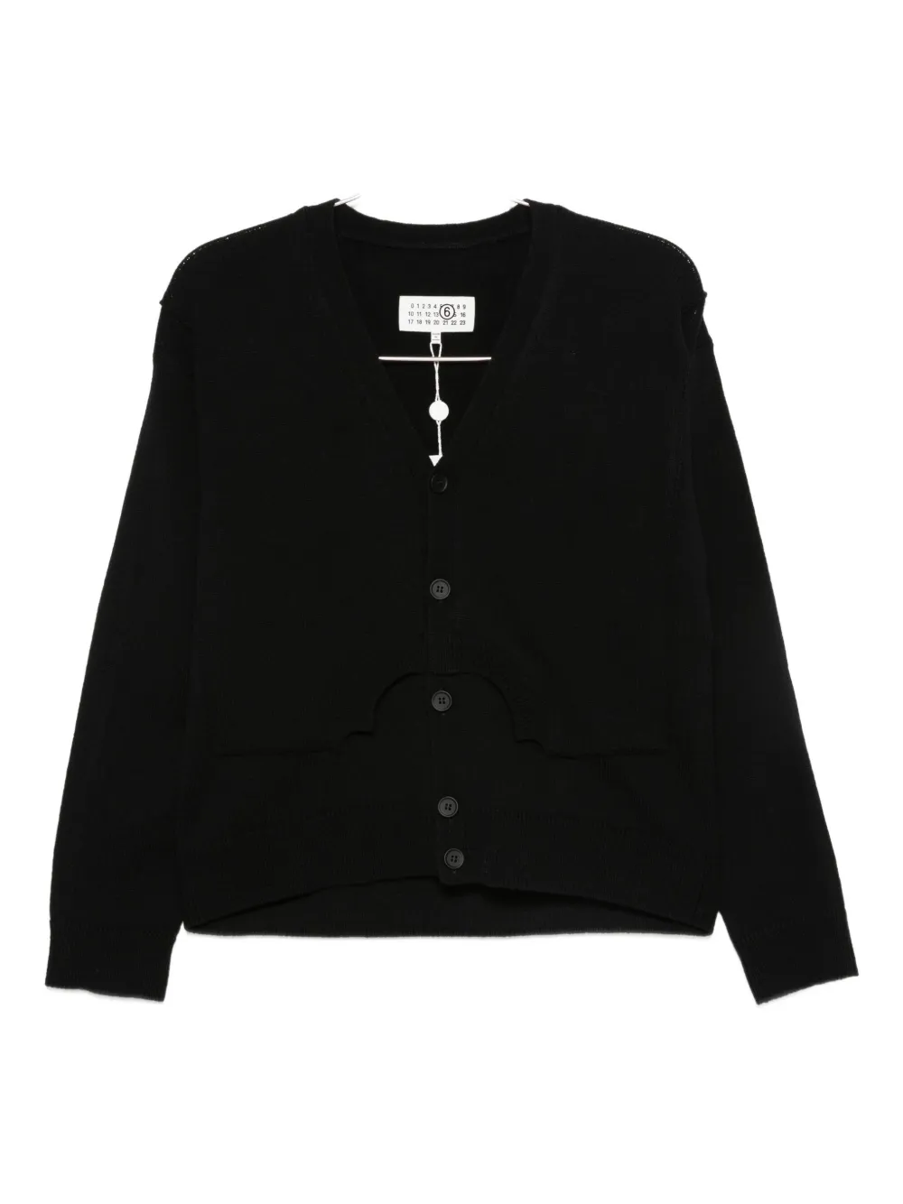 MM6 Maison Margiela Wollen vest Zwart