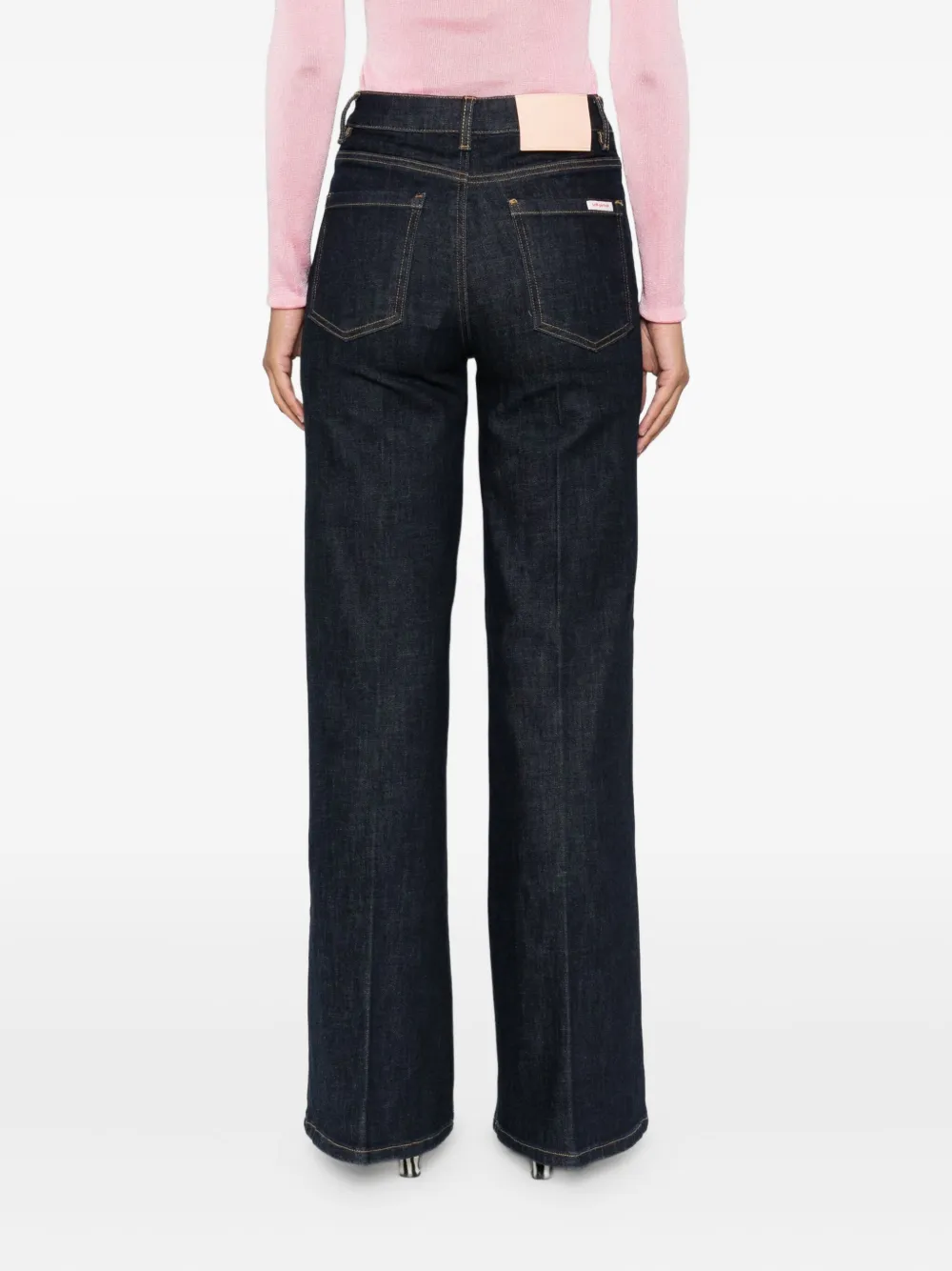 Self-portrait Flared Jeans In Black