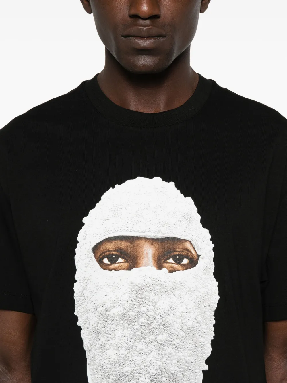 Ih Nom Uh Nit T-shirt met maskerprint Zwart