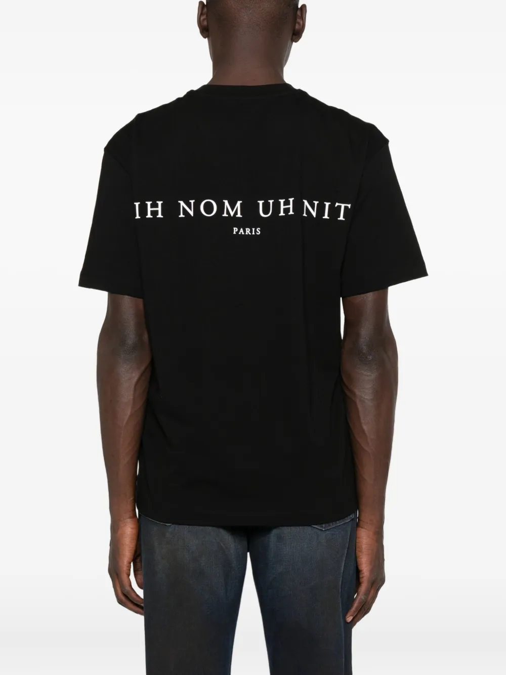Ih Nom Uh Nit T-shirt met maskerprint Zwart