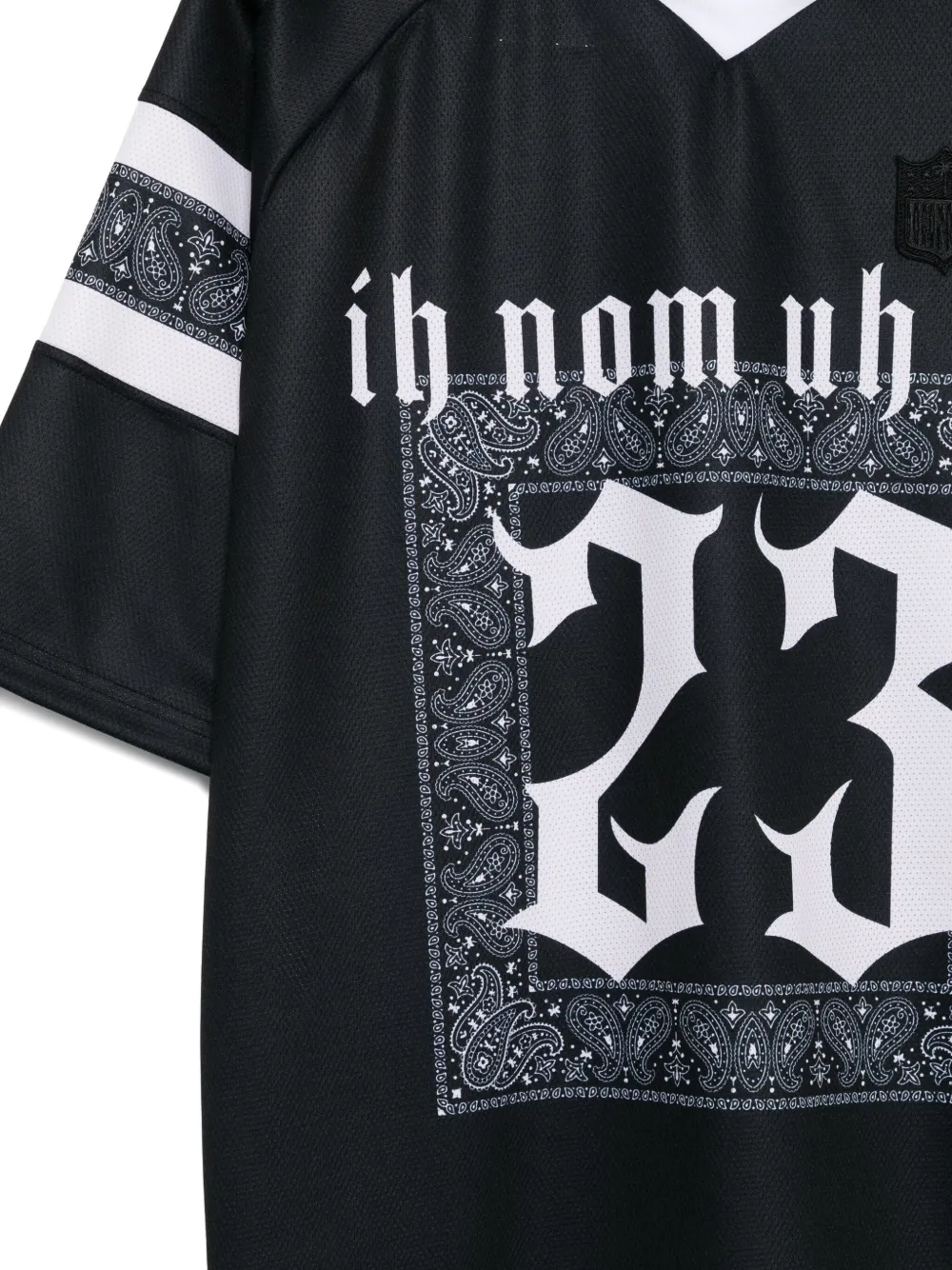 Ih Nom Uh Nit Oversized Graphic Print Crewneck T-shirt In Black