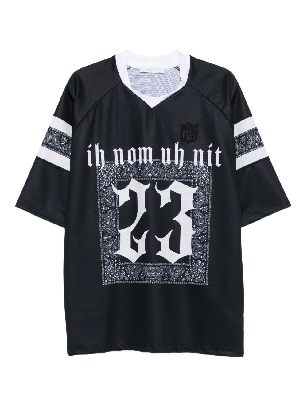 Ih Nom Uh Nit playera con logo estampado | negro | Image 1