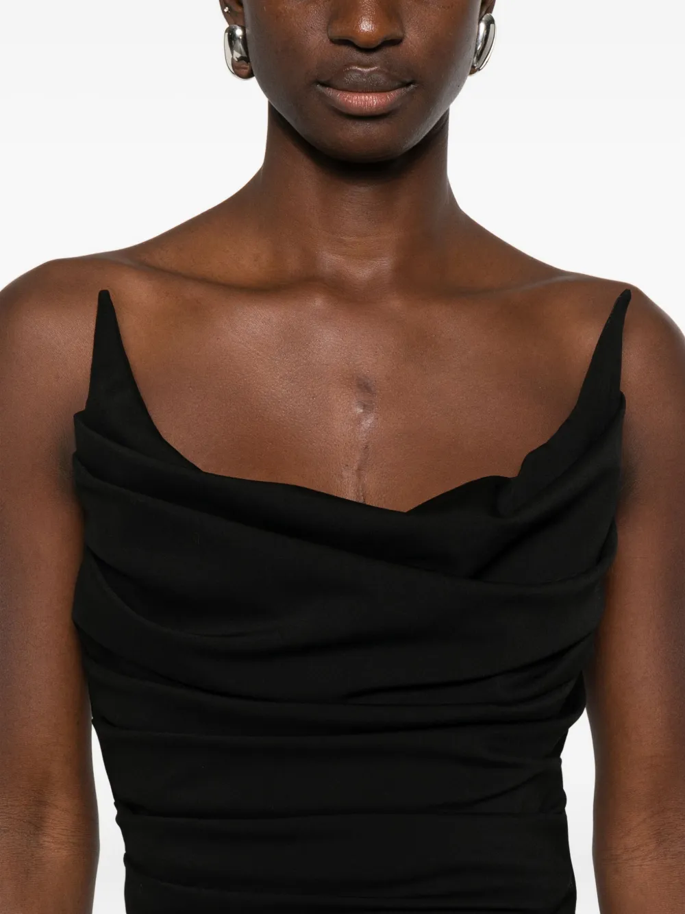 Giuseppe Di Morabito Top met vierkante hals Zwart