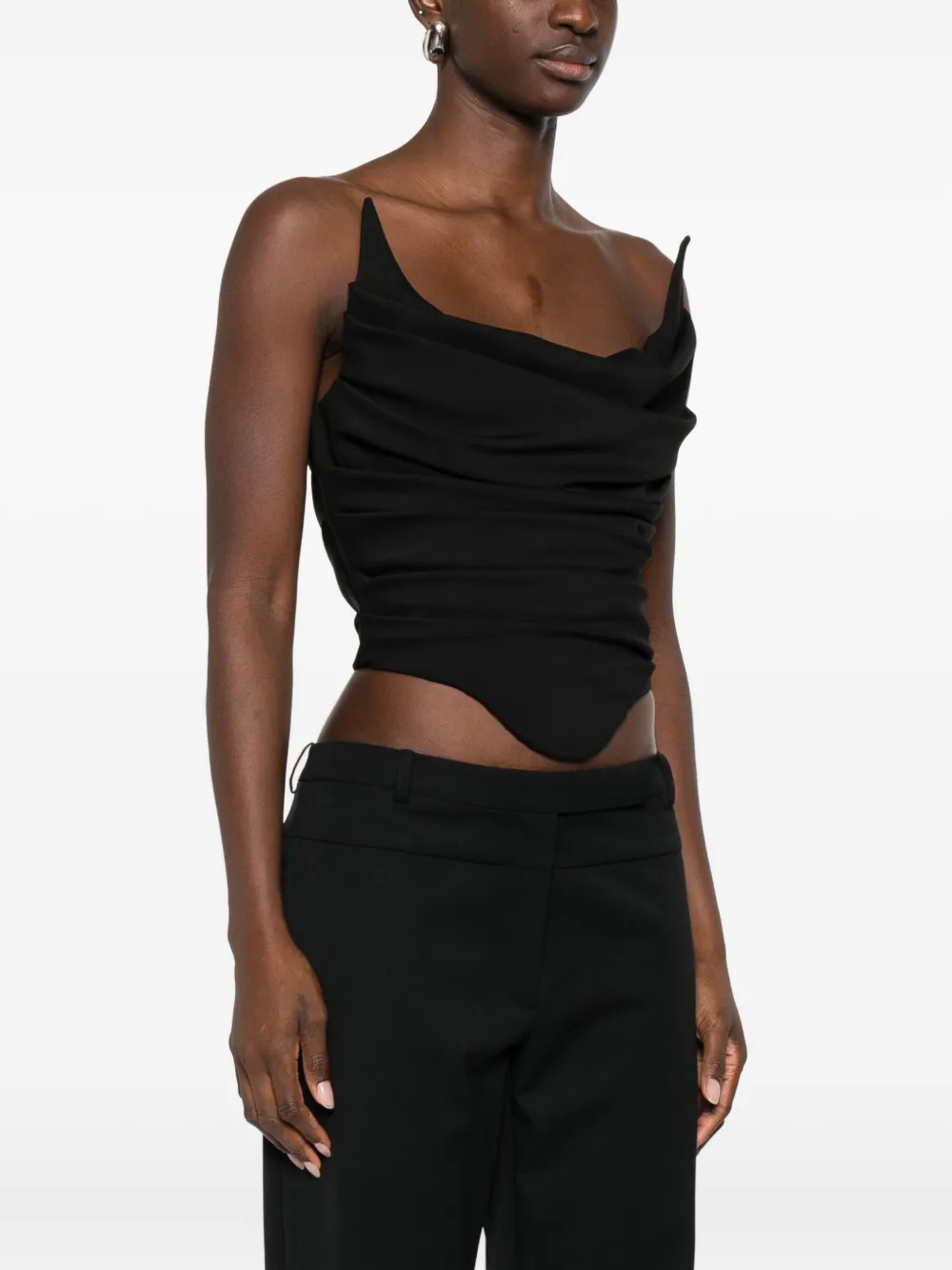 Giuseppe Di Morabito Top met vierkante hals Zwart