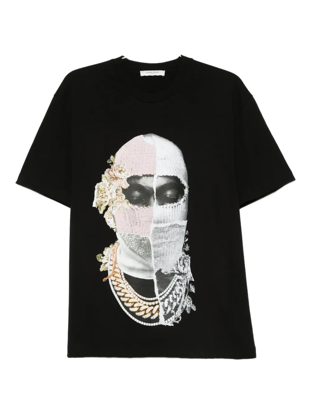 Ih Nom Uh Nit Mask-print T-shirt In Black