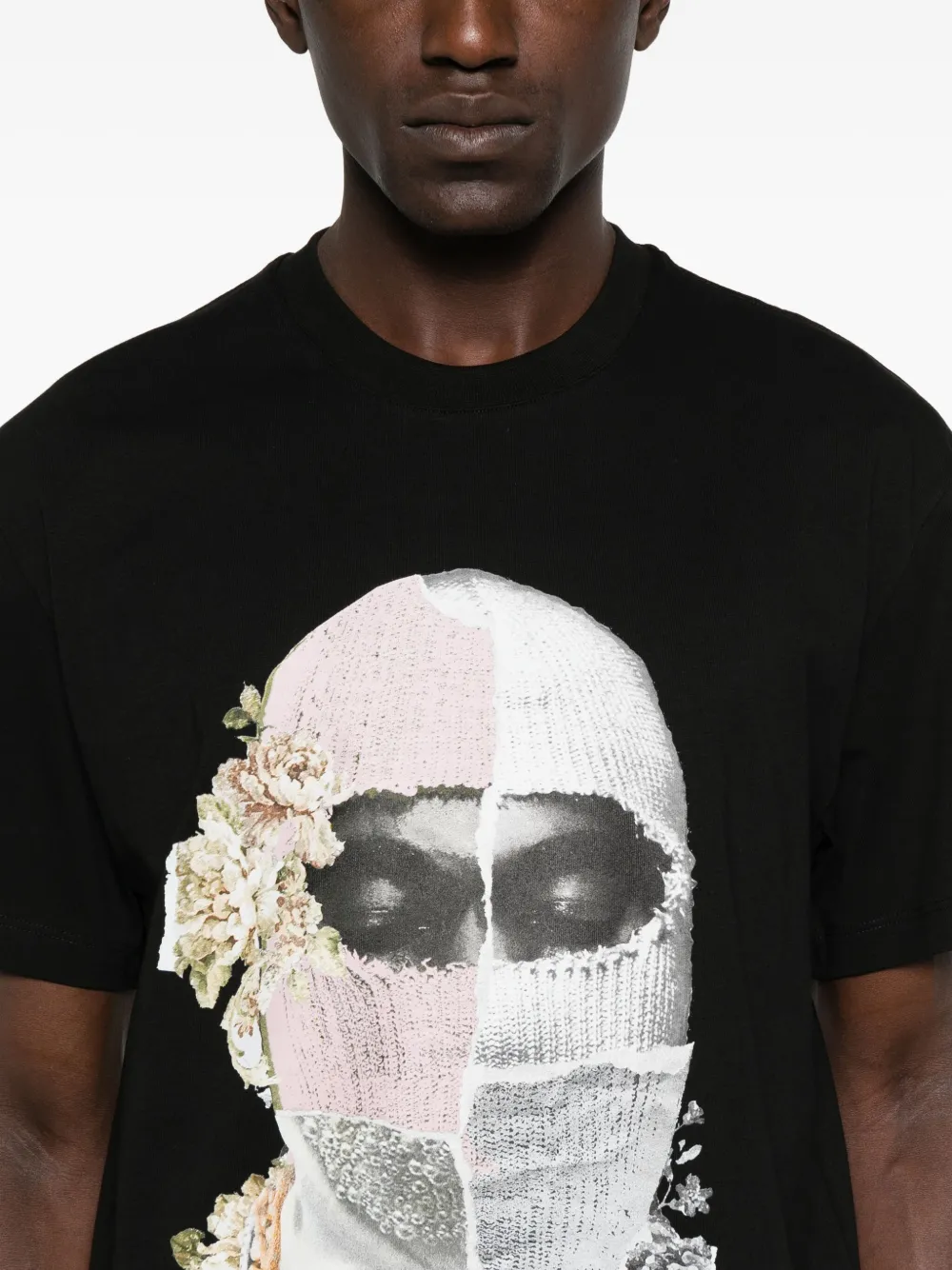Ih Nom Uh Nit T-shirt met maskerprint Zwart