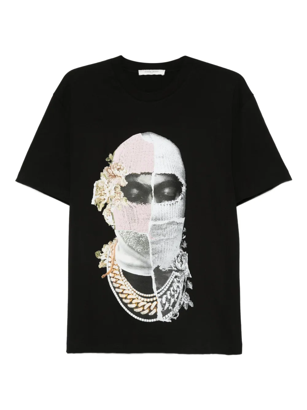 Ih Nom Uh Nit T-shirt met maskerprint Zwart