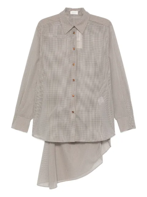 Magda Butrym asymmetric button-up shirt
