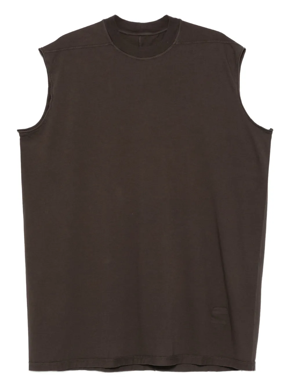Rick Owens DRKSHDW raw-edge sleeveless T-shirt Bruin