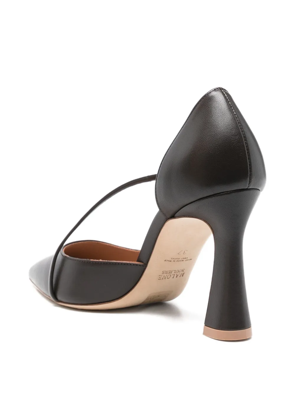 Malone Souliers 95mm Bettina Strap Pumps In Gray