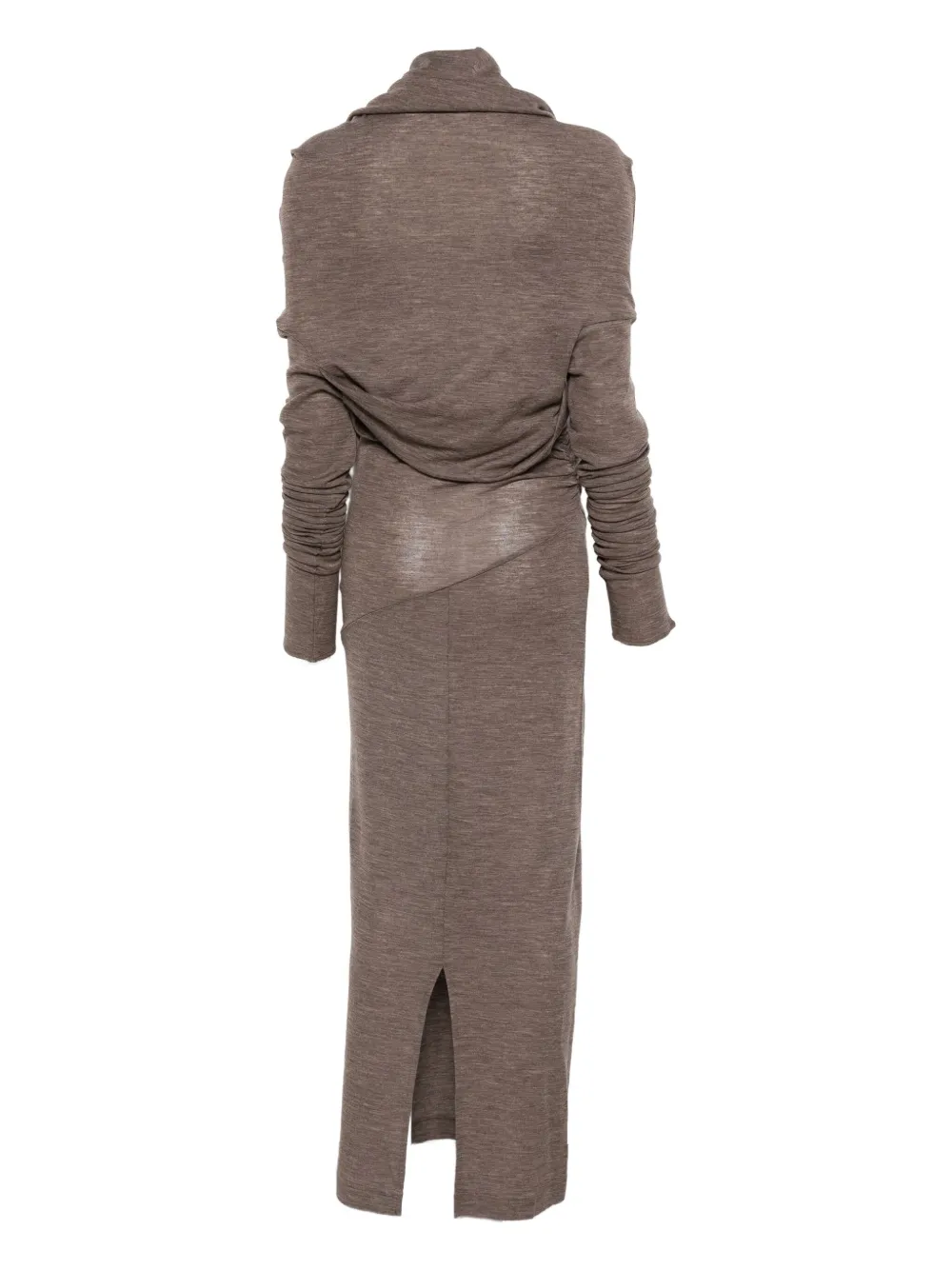 ENTIRE STUDIOS Bound draped midi dress - Bruin