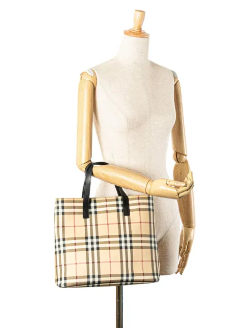 Burberry Pre-Owned 2000-2017 House Check Canvas tote bag