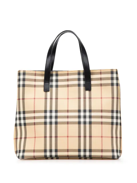 Burberry Pre-Owned 2000-2017 House Check Canvas tote bag